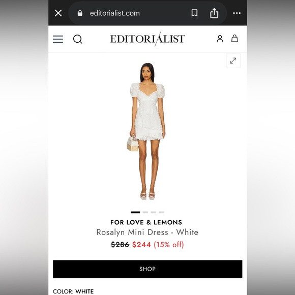 FOR LOVE & LEMONS ROSALYN DRESS - Picture 3 of 15